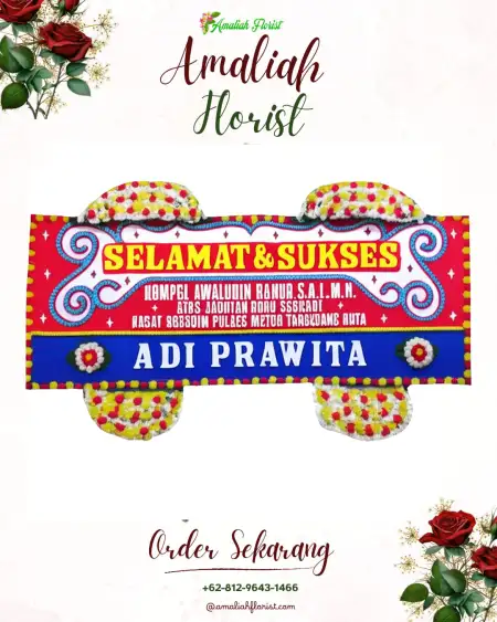 Papan Bunga Ucapan Selamat Kademangan
